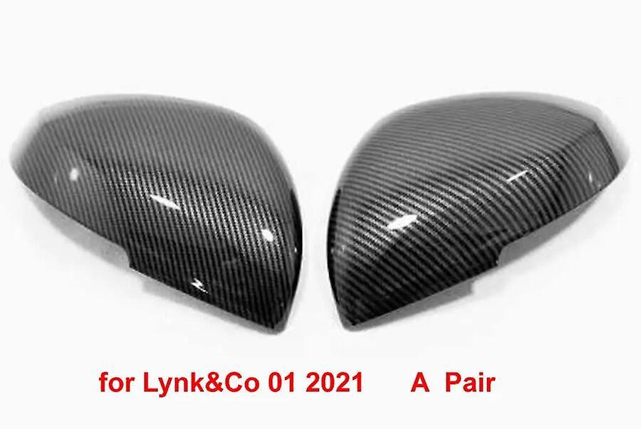 Redkid 1 Pair For Lynk&co 01 02 03/03+ 05 Car Outer Rearview Mirrors Cover Side Rear View Mirror Shell Housin Carbon Fiber 01 2021