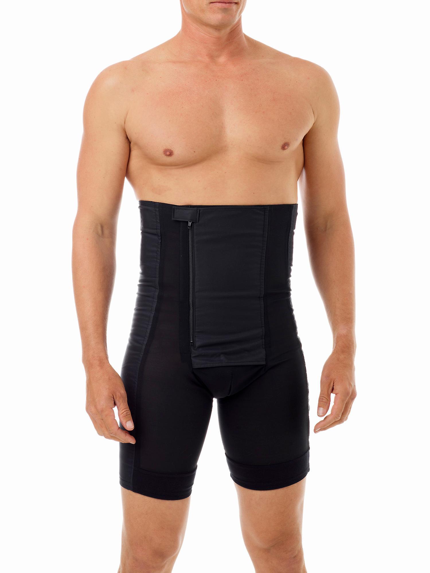 Underworks Mens Body Shaper - 968 Black 3X