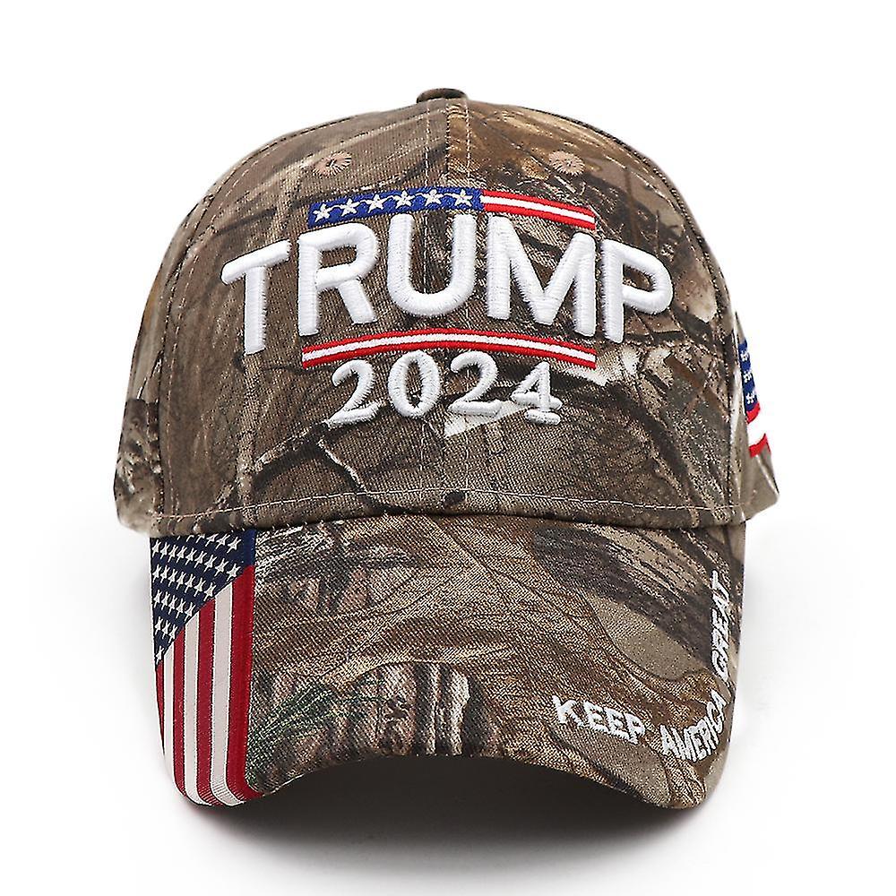 Transpeed Donald Trump 2024 Maga Hat Cap Baseball Camo Usa Kag Make Keep America Great Again Snapback President Hat Style 02 red