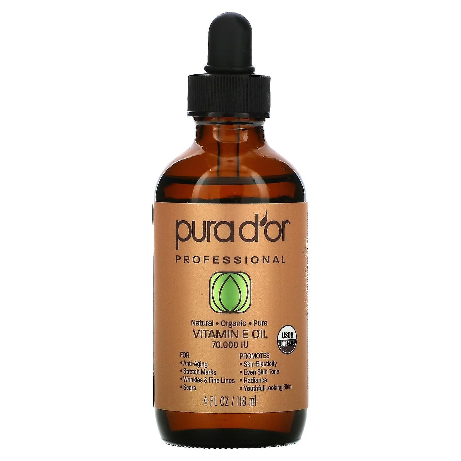 Pura D'or, Professional, Vitamin E Oil, 70,000 IU, 4 fl oz (118 ml)