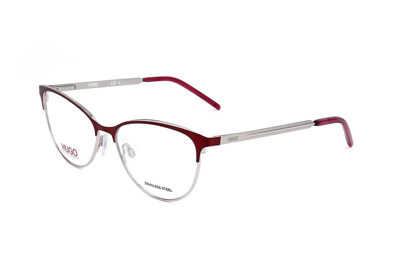 Eyewear Frames Hugo HG 1109 9ZD MATTE CHERRY 55/15/140 WOMAN Red 55 mm