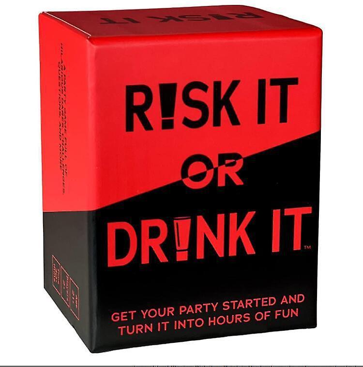 Aichuang Risk it or Drink - Fun Party Game Challenges and Questions Parties Games Card