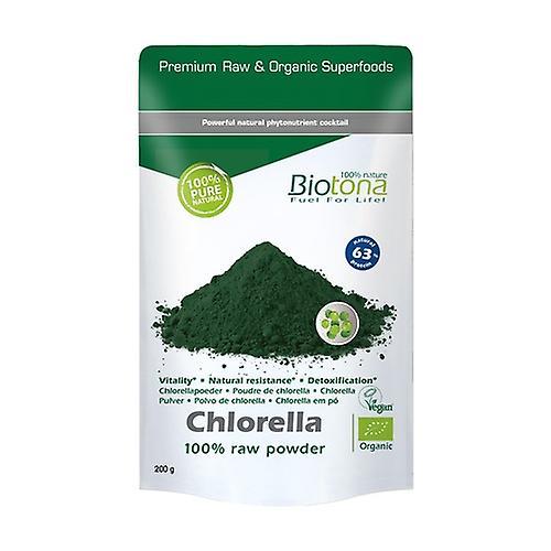 Biotona Chlorella raw powder 200 g of powder