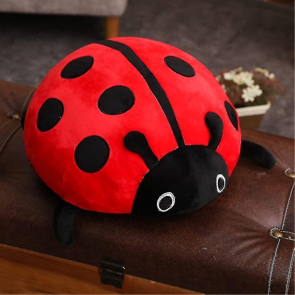 Youlaicai Cute Plush Toy Soft Ladybug Ladybug Insect Hold Doll Pillow Novelty Kids Birthday Gift (red, 40cm/15.7in)