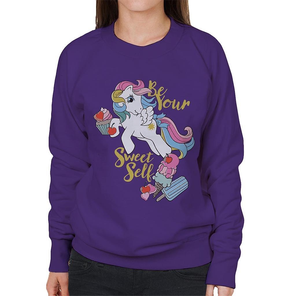 My Little Pony Be Your Sweet Self Women's Sweatshirt Purple X-Large