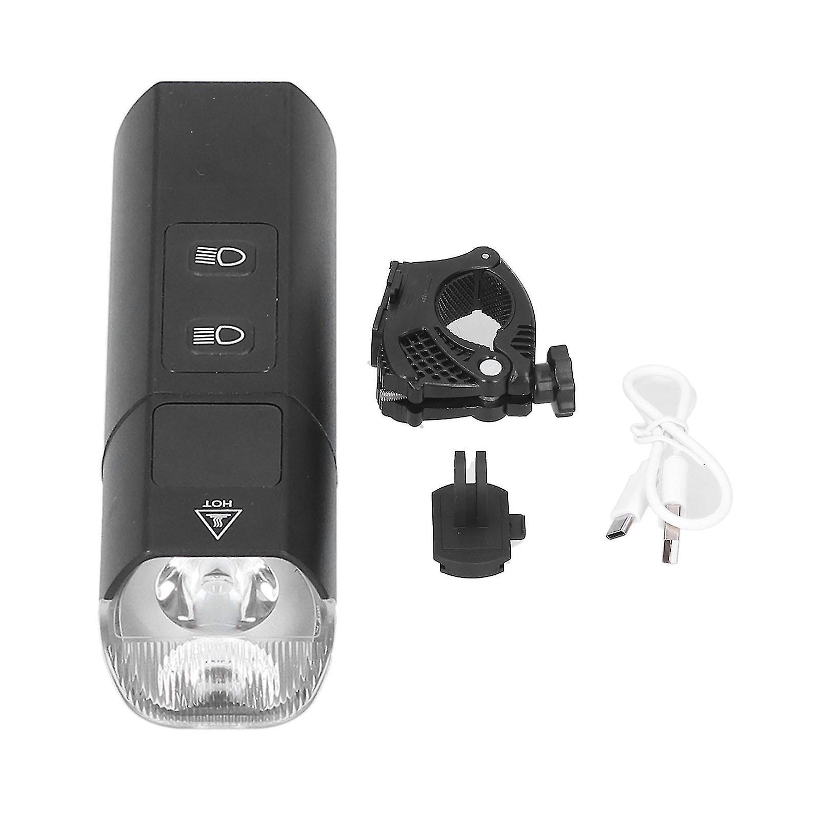 LED Bike Light Ultra Bright LED Bicycle Light with Adjustable Beam, Battery Display, and USB