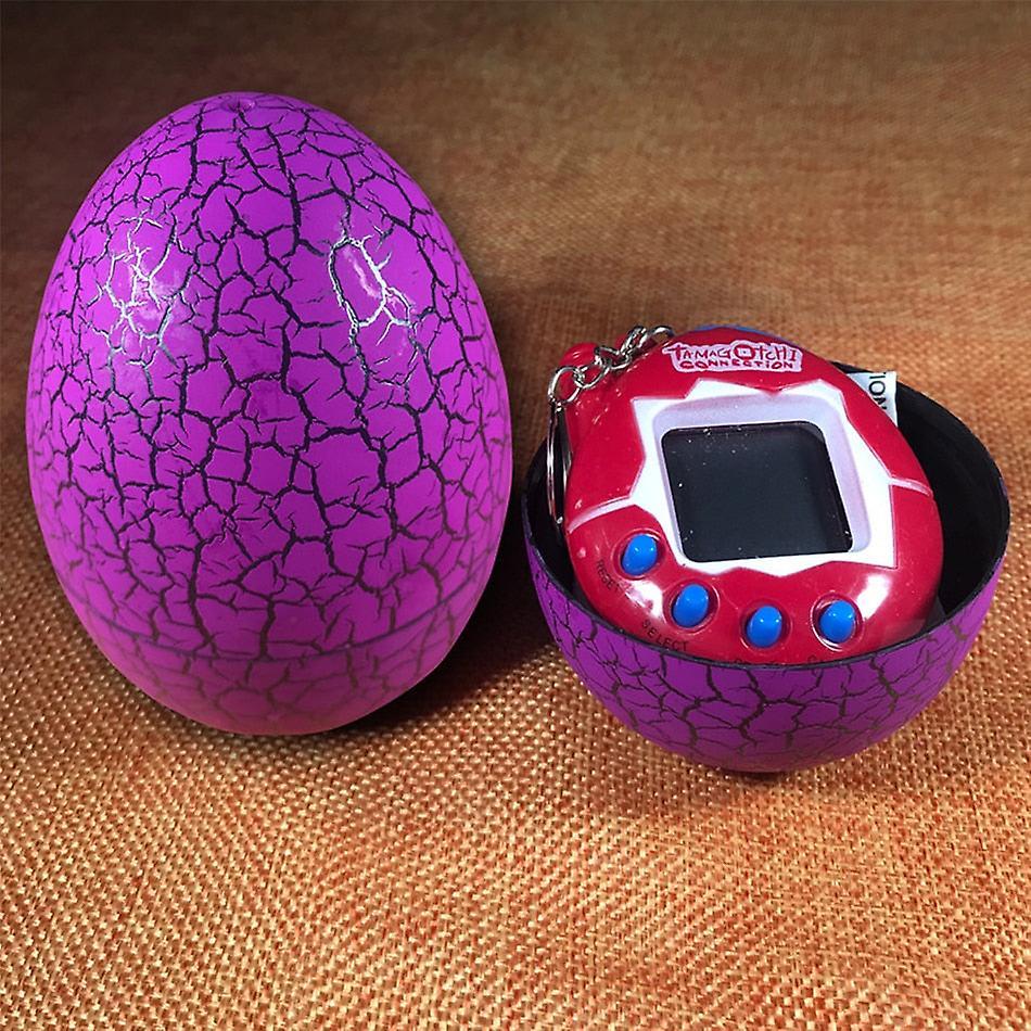 Slowmoose Dinosaur Egg Tamagotchi Toy 9CM / Purple