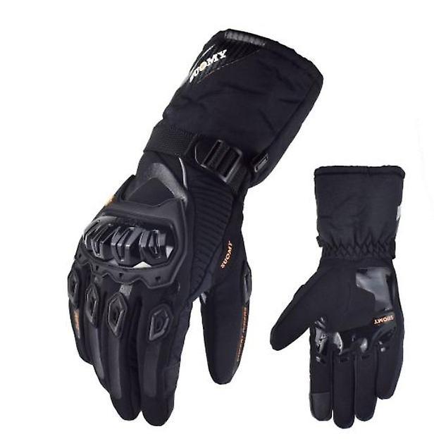 DWSM Thermo Grip Motorcycle Gloves, Thermo Grip Insulated Motorcycle Gloves, Motorcycle Winter Gloves balck XL