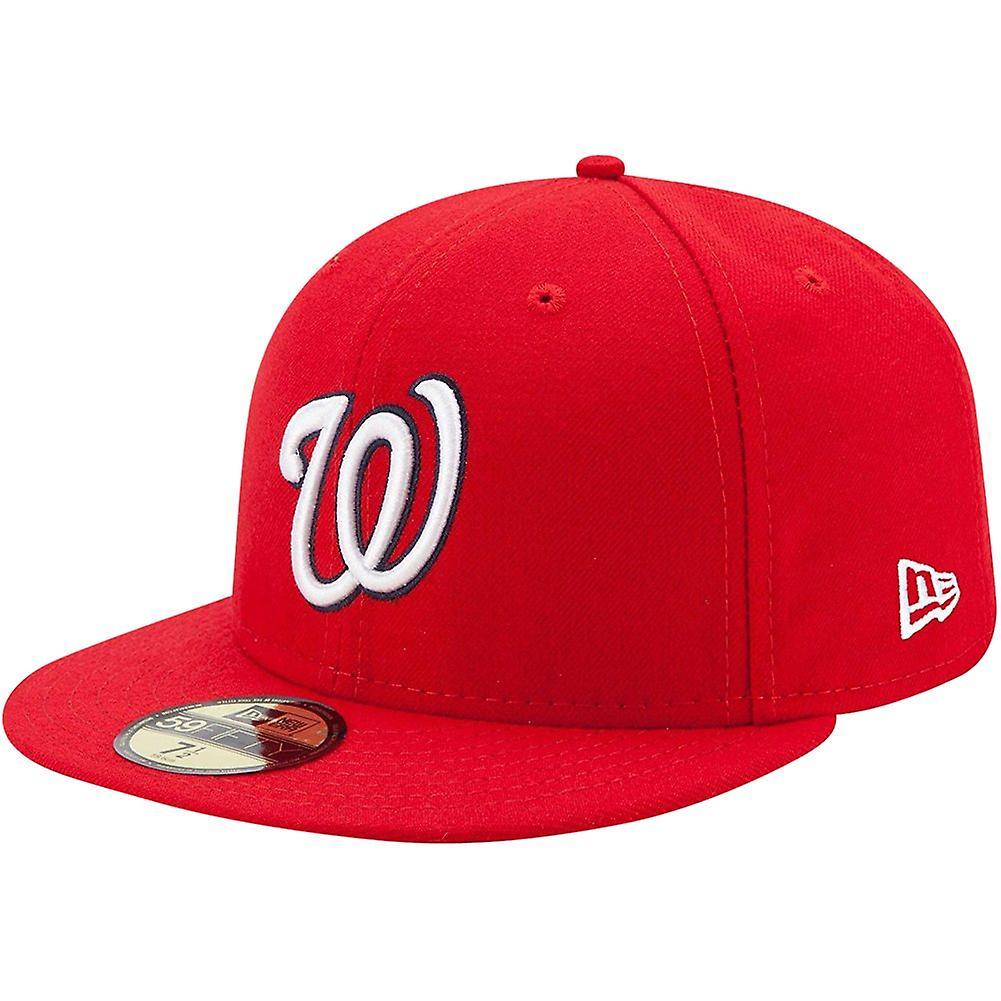 New era 59Fifty Cap - AUTHENTIC Washington Nationals Red 7 3/8 - (58,7cm)