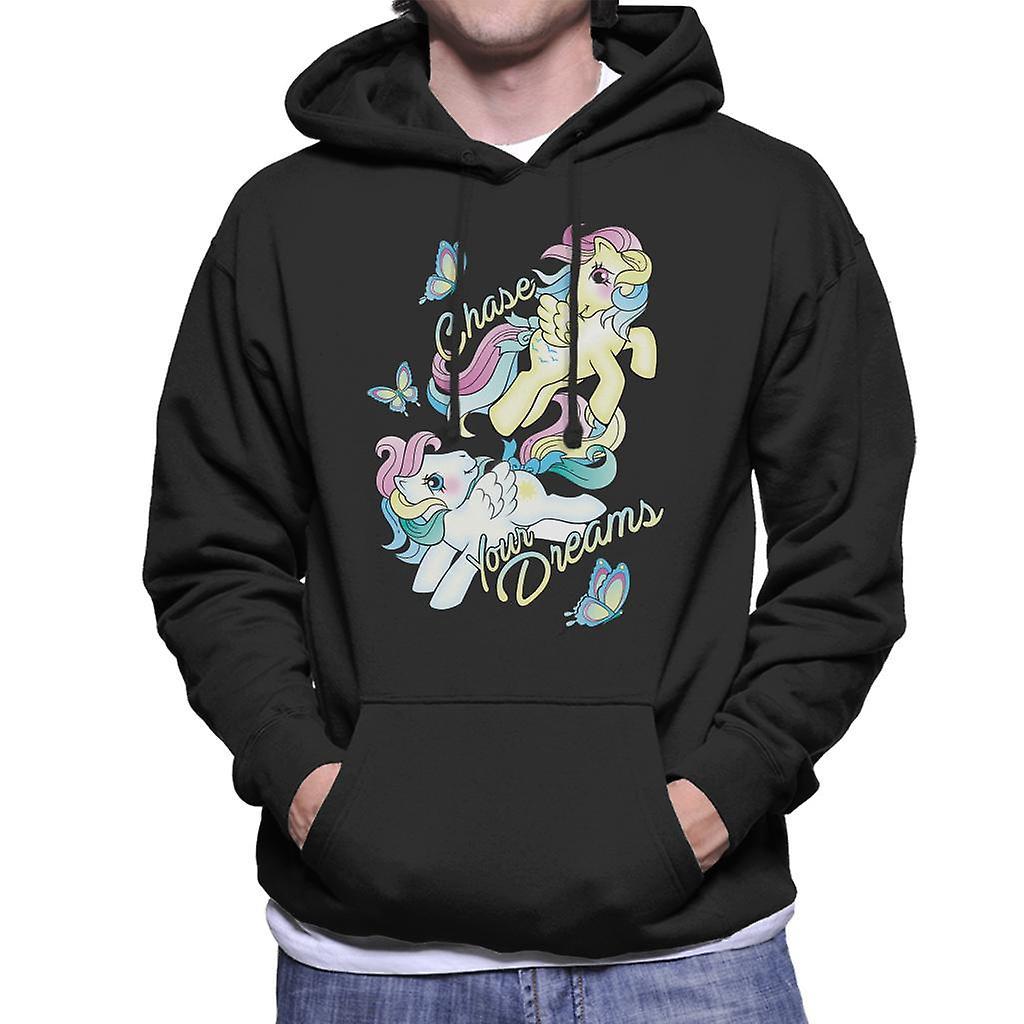 My Little Pony Chase Your Dreams Men's Hooded Sweatshirt Black X-Large