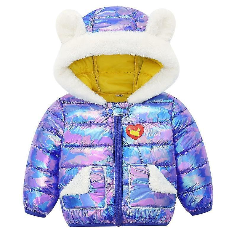 Slowmoose Autumn, Winter Jacket For Baby - Hooded Warm Outerwear Clothes 24M / Navy Blue5