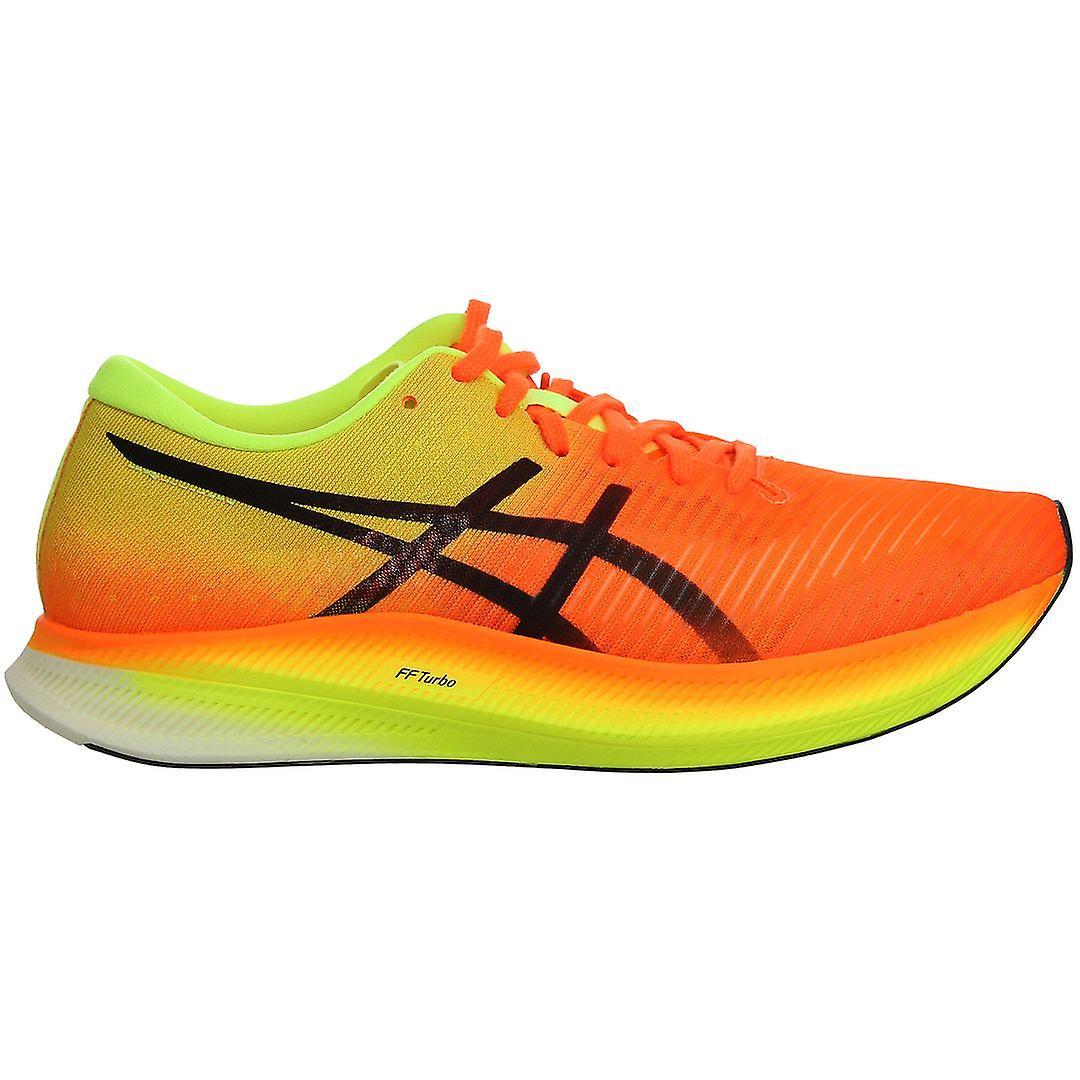 Asics MetaSpeed Edge Lace-Up Orange Synthetic Mens Running Trainers 1011B427_800 UK 10 EU 45 US 11