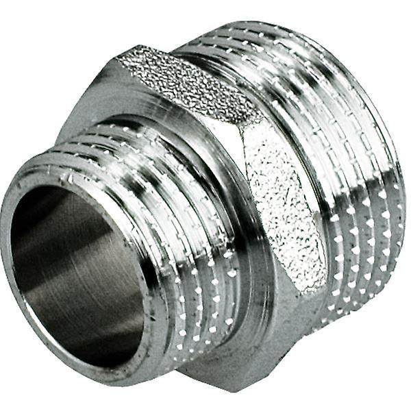 PEPTE 1/2"x3/8" ; 3/4"x1/2" inch BSP Male Pipe Fittings Reduction Nipple Union Brass 3/4" x 1/2" BSP