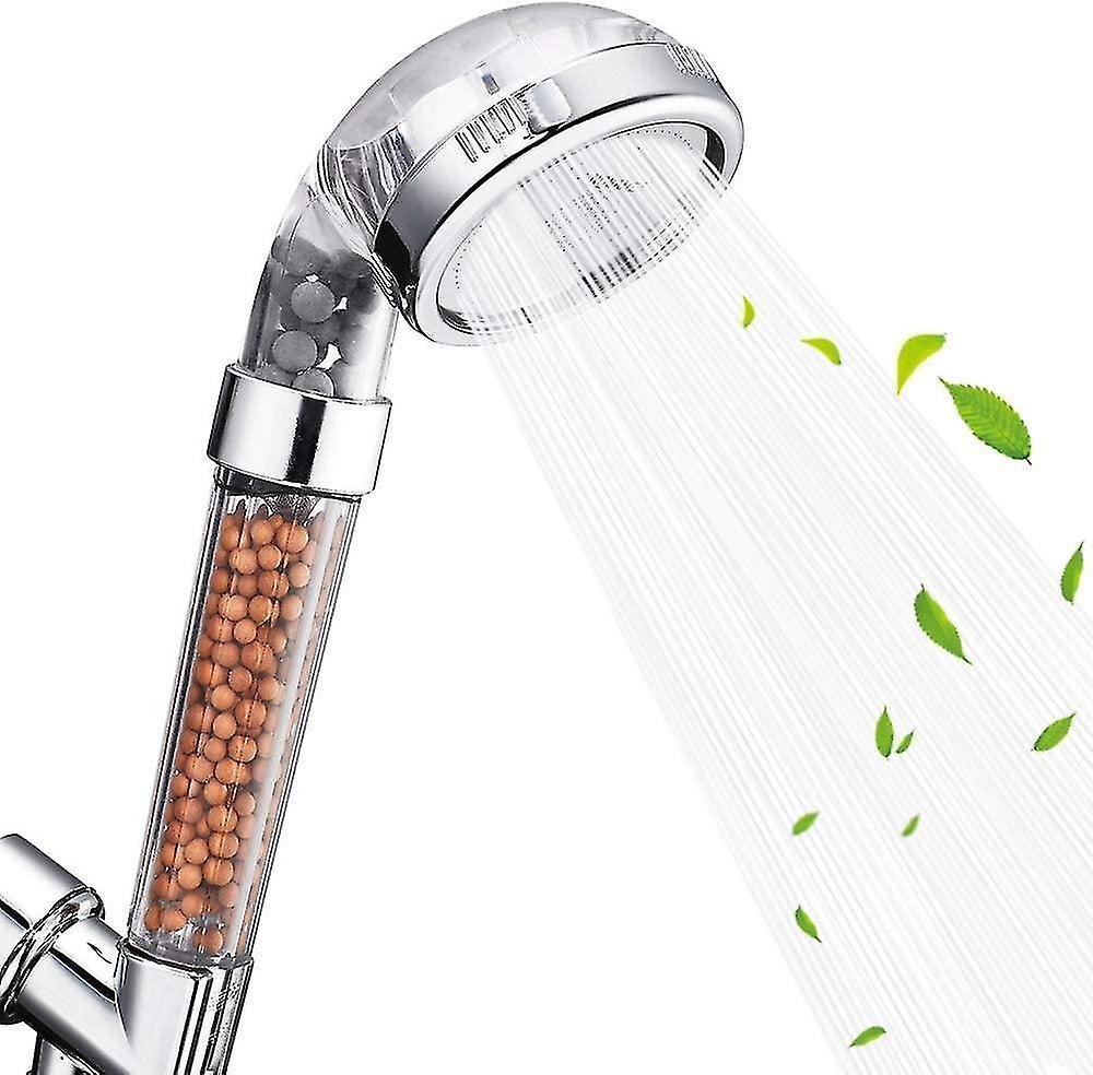 Yeye Shower Head, Filter Filtration High Pressure Water Saving 3 Mode Function Spray Handheld Showerheads