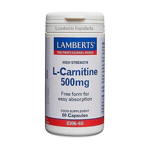 Lamberts L-Carnitine 60 capsules of 500mg