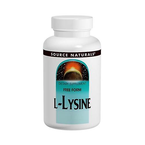 Source Naturals L-Lysine, 500 MG, 100 Caps (Pack of 1)