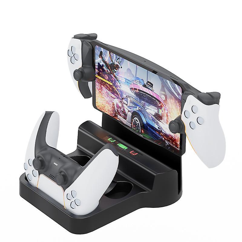 Frusde Ps Portal Charging Statio, Charging Dock for Playstation Portal Remote Player With Dual Controller Charging Station PS5 Portal Accessories B...