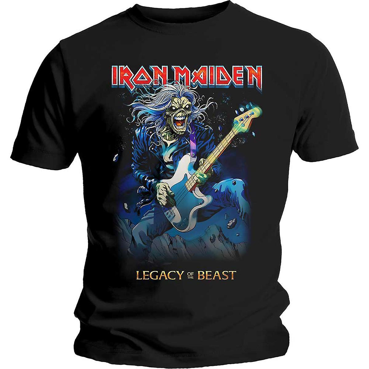 Bitcruncher Iron Maiden Eddie Legacy of the Beast Tour Official Tee T-Shirt Mens Black XXL