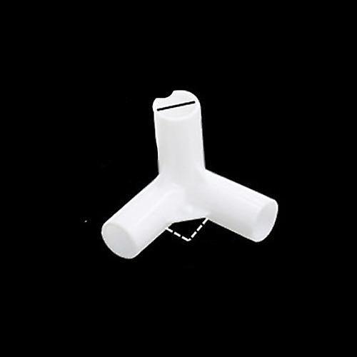 Slowmoose Pvc Straight Elbow Cross Connector -joint Tee Pipe White-7