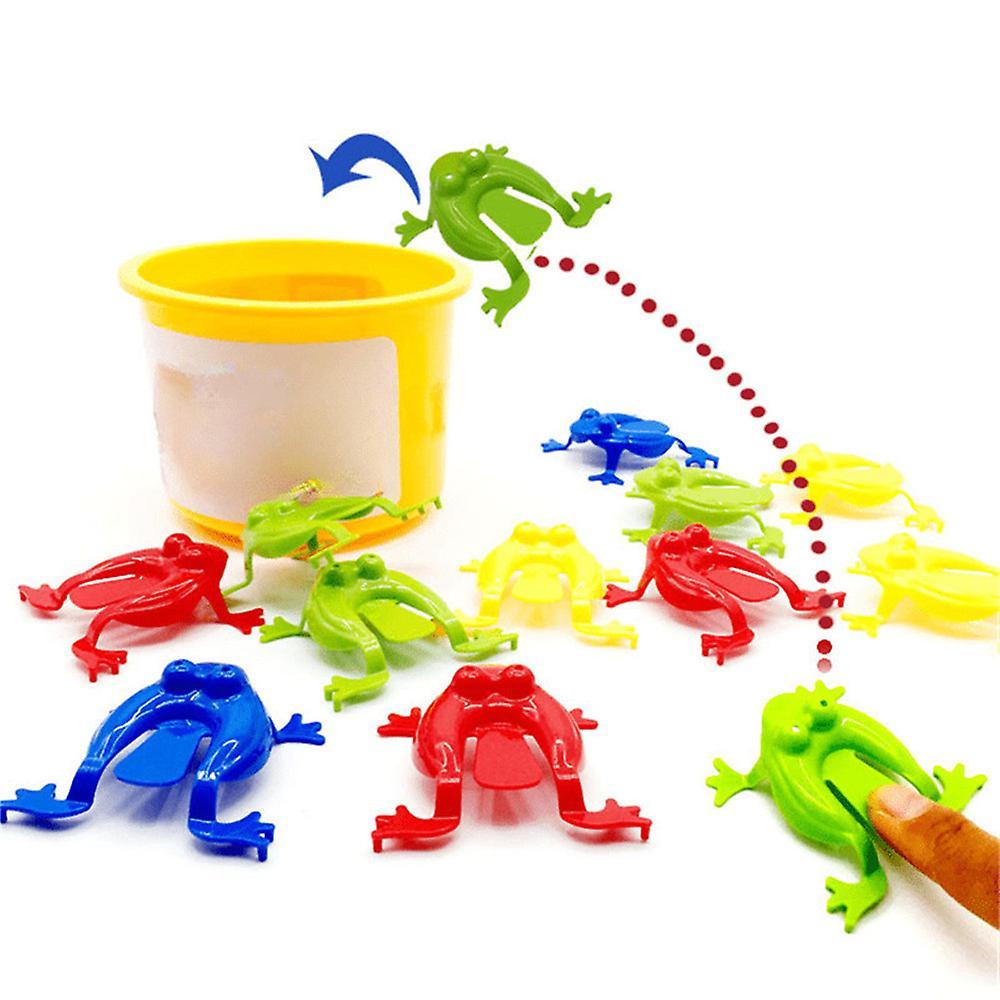 Mylight 30pcs Jumping Frog Kid Toy Frog Action Colorful Bounce Fidget Toys Stress Relief