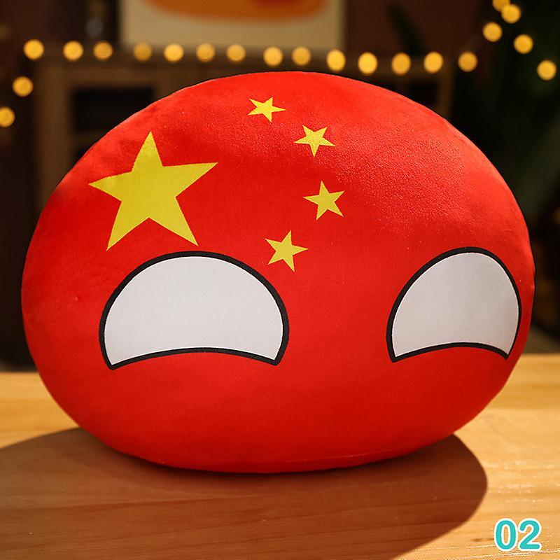 Unbrand 10cm Country Ball Plush Toy Polandball Pendant Countryball Stuffed Kids Doll China