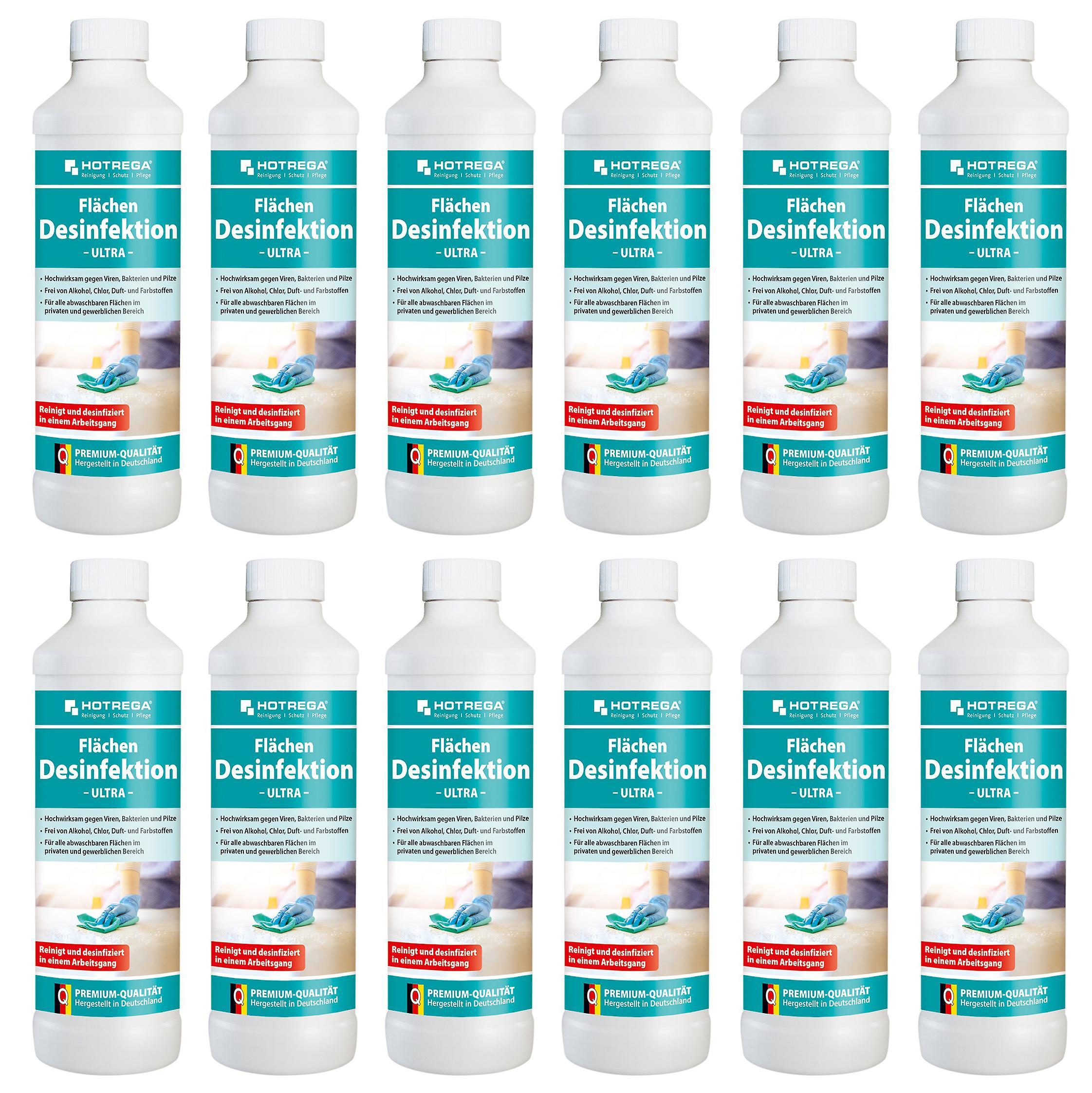 12 x HOTREGA® surface disinfection -Ultra- with Spitz insert, 500 ml