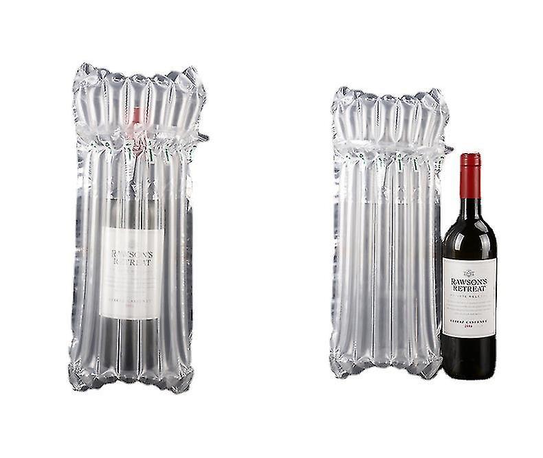 Exia 10pcs Wine Bottle Protector Reusable Travel Inflatable Air Column Cushion Bag For Buffer Packing And Safe Shipping