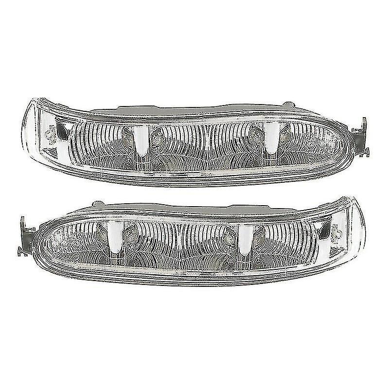 Jnnjv Car Led Left + Right Pair Turn Signal Light Side Mirror Lamp Compatible Mercedes Benz W209 Clk 2002-2009