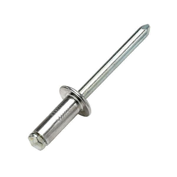 Bralo 4.8mm x 12mm Aluminium/Steel Standard Head Dome Rivets