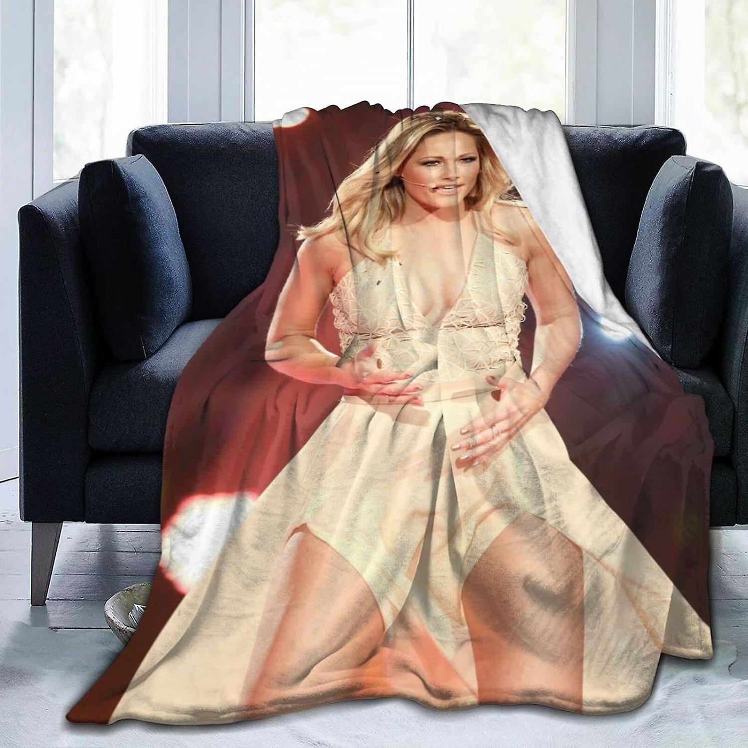 Kerota Helene Canary Fischer Flannel Blanket Bedding Fleece Blanket Soft Thow Blankets Air Conditioning Blanket For Sofa Couch Living Room 80x60in ...