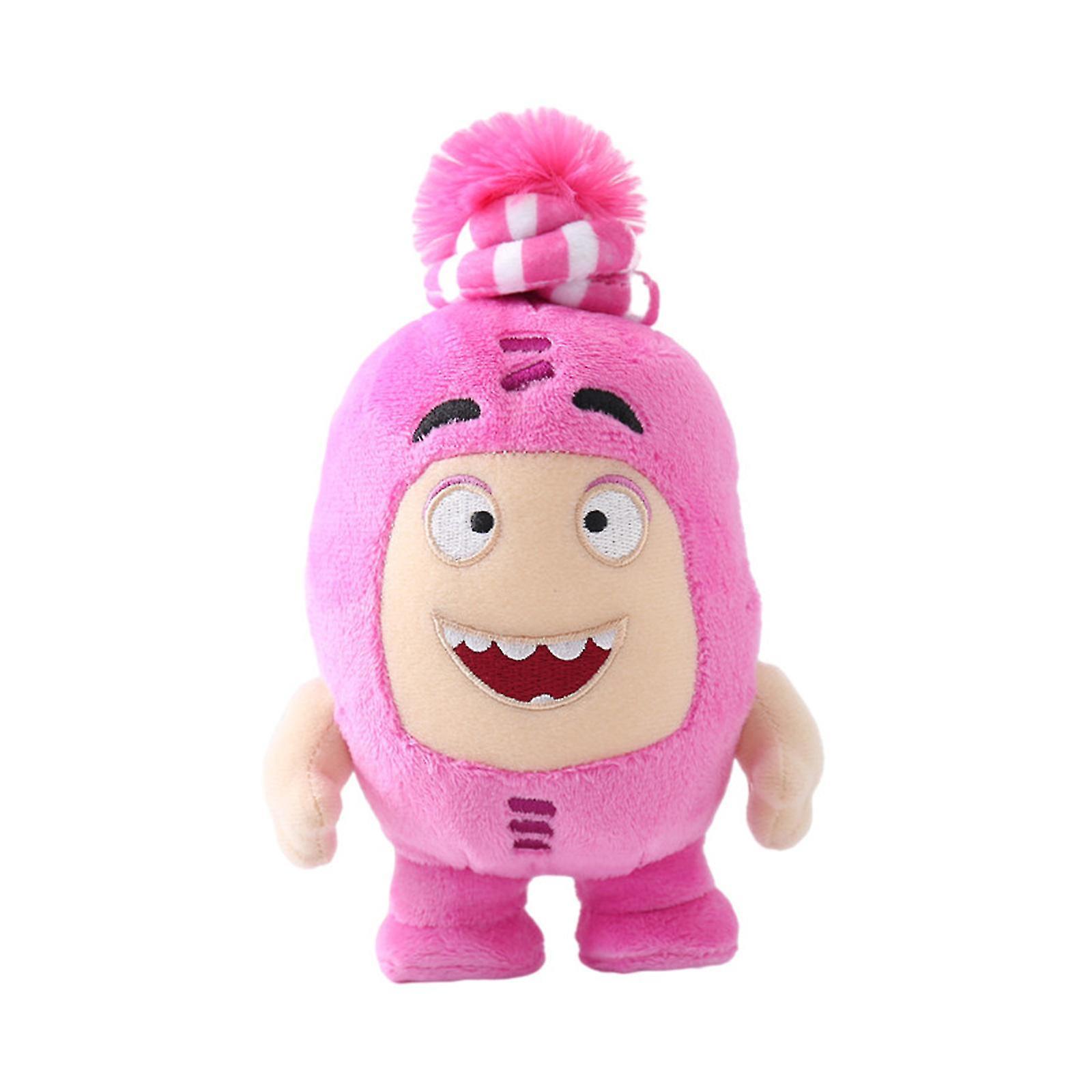 Elciaicle Plush Oddbods Cartoon Toys Dolls Soft Cute Pogo New 18cm Bubbles Jeff Toy Pink