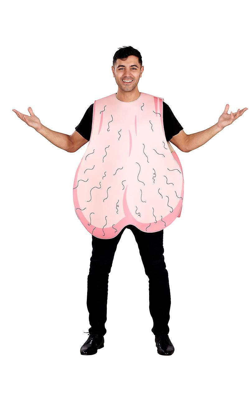 Orion Costumes Unisex Adult Ballsack Funny Novelty Fancy Dress Costume Pink One Size