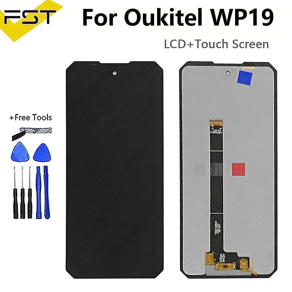 Jiechannel New  For OUKITEL WP19 LCD Display Touch Screen Digitizer Assembly For OUKITEL WP19 Display Full LCD Screen Repair Parts