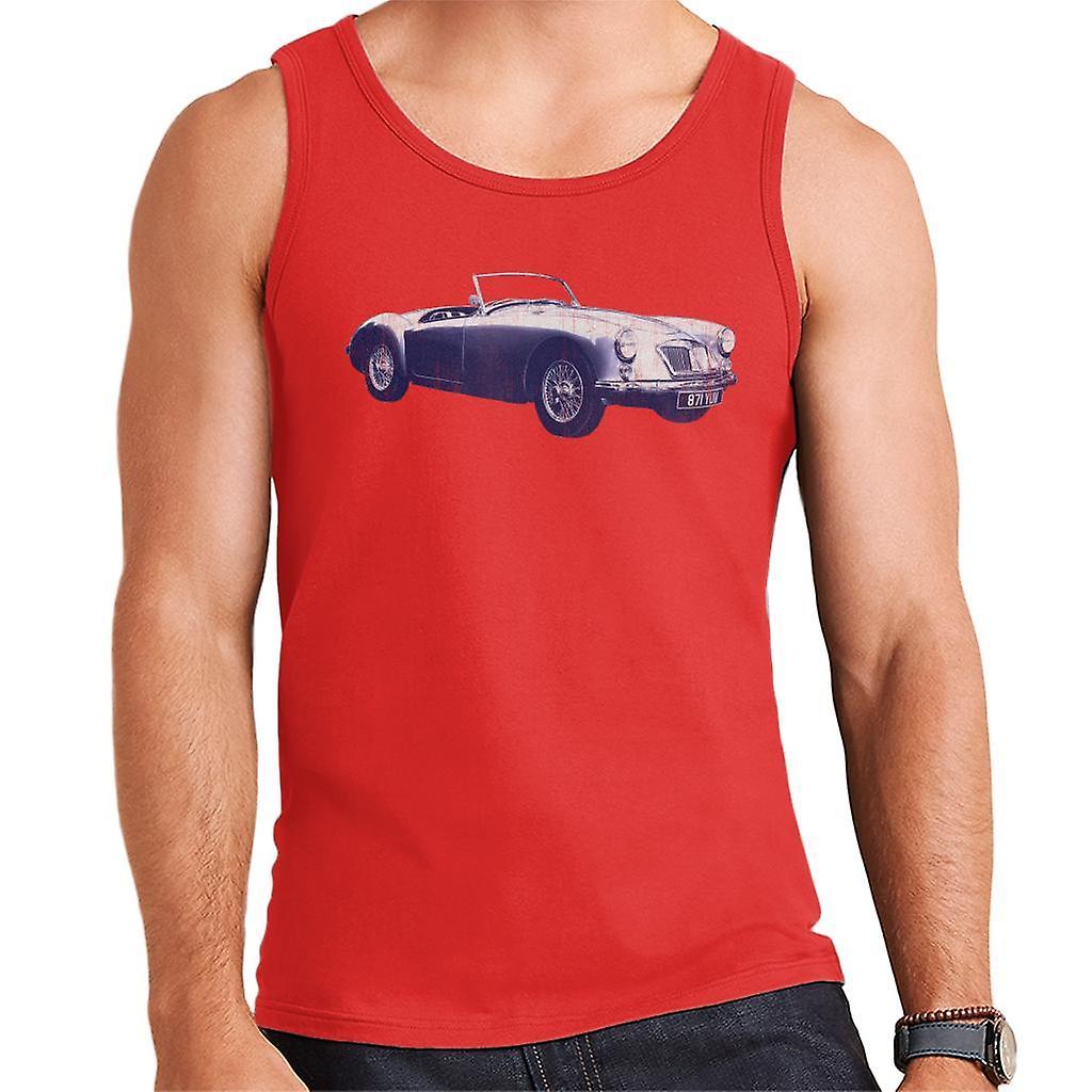 MG MGA 1962 British Motor Heritage Men's Vest Red XX-Large