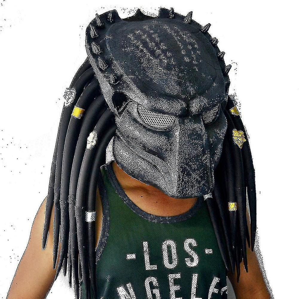 Cryin Predator Helmet Replica Mask Latex Mask Halloween Cosplay Costume Prop Latex