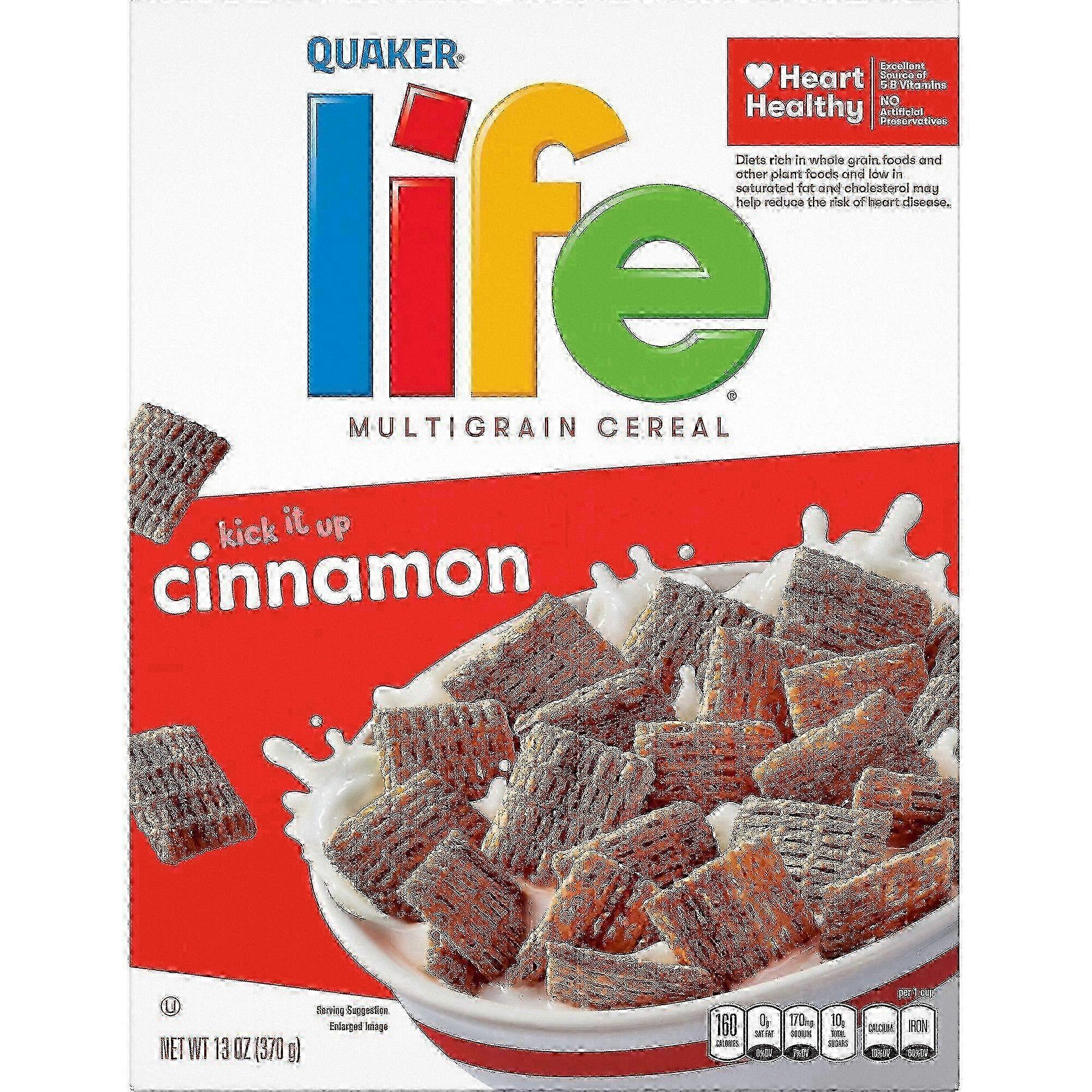 Quaker Oats Life Cinnamon Breakfast Cereal, 13 Oz