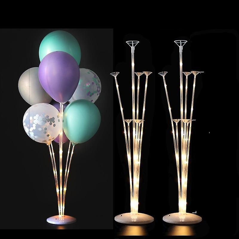 Slowmoose Birthday Party Balloons Stand Holder Column Confetti Decorations Kids Adult 2set led stand-3879957