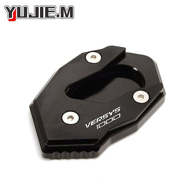 Motorcycle Kickstand Foot Side Stand Extension Pad Support Plate For Kawasaki  1000 1000 20152019 2020 2021 Black