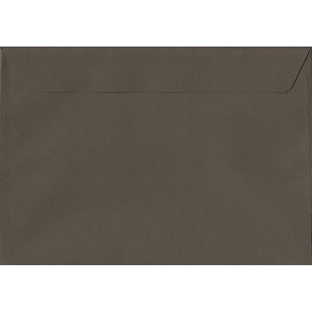 ColorSono Graphite Grey Peel/Seal C5/A5 Coloured Grey Envelopes. 120gsm Luxury FSC Certified Paper. 162mm x 229mm. Wallet Style Envelope. 25