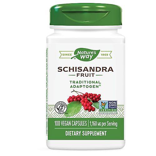 Nature's Way Schizandra with Fruit, 100 Caps (Pack of 1)