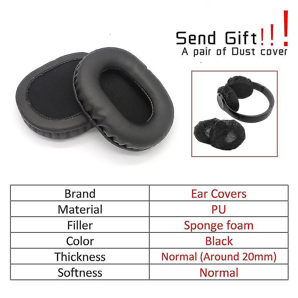 Mingerda Ear Pads For Sony Mdr-zx770bn Mdr-zx770ap Mdr Zx770bn Zx770ap Headphone Earpads Replacement Headset Ear Pad Pu Leather