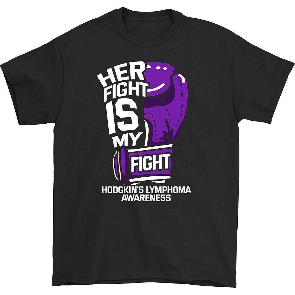 HISHARK Her Fight is My Fight T-shirt Black L