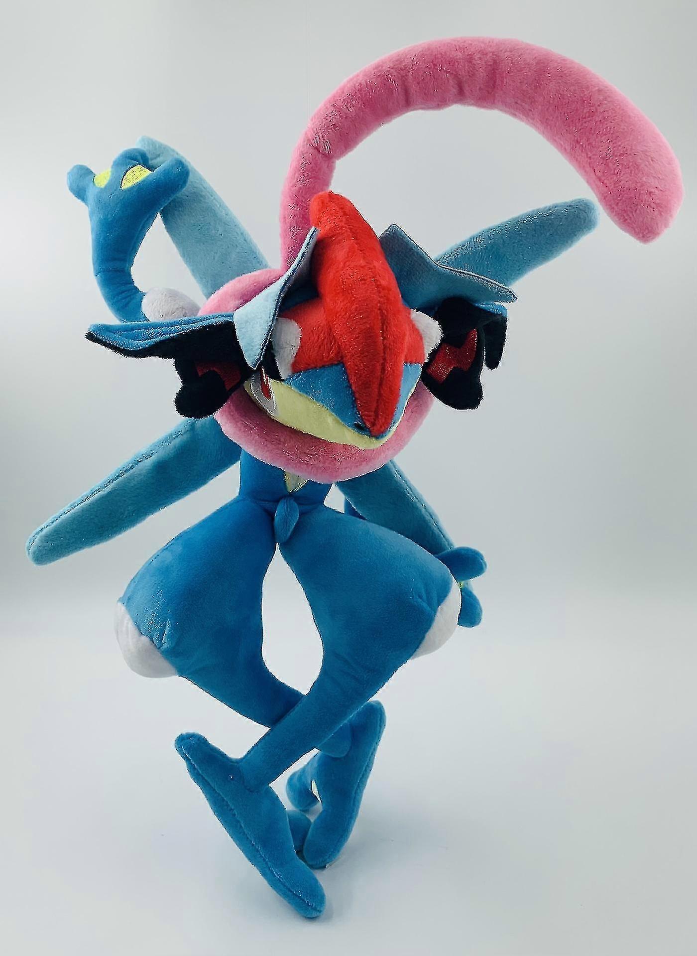 Yuheng Pokemon Greninja Plush Toys Stuffed Animal Soft Dolls Kids Birthday Christmas Gifts 30cm/11.8in