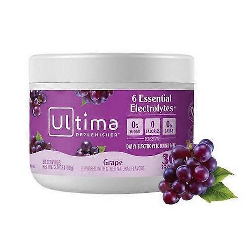 Ultima Replenisher Electrolyte Powder Grape ,Grape, 102 Grams