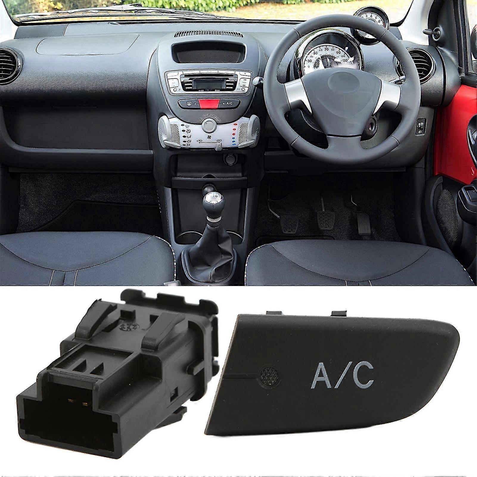 Jdd Power Air Conditioning Ac Switch Push Button With Cap 6554kx Replacement For Citroen C1 Peugeot 107 Toyota Aygo Mk1