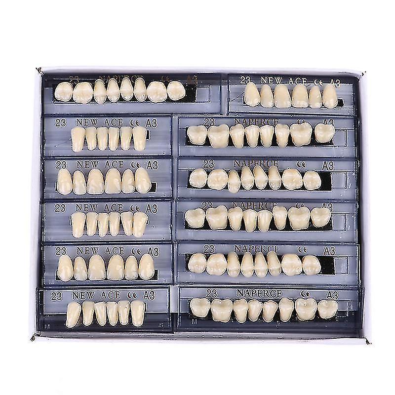 Cryin 84pieces A3 Dental Synthetic Polymer Teeth Full Set Resin Denture Teeth Material