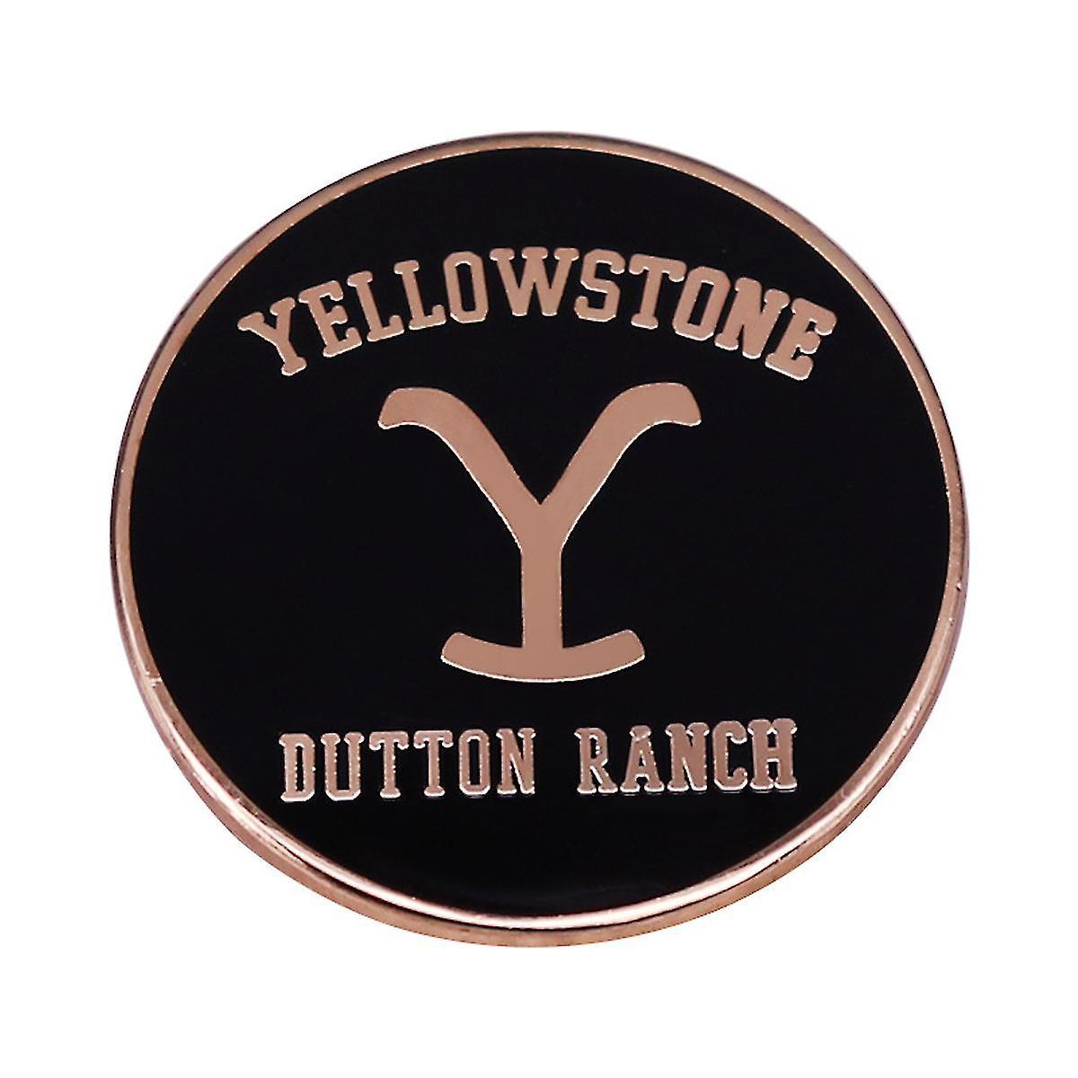 Jnnjv Yellowstones Dutton Ranch Anime Brooches Clip Brooch Badge Metal Lapel Pin Jewelry