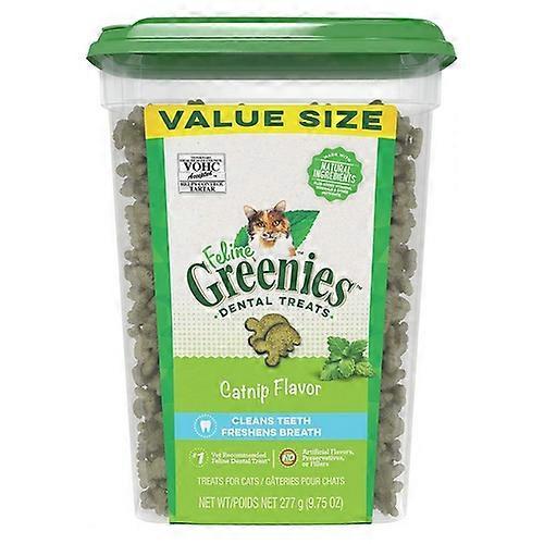 Greenies  Feline Natural Dental Treats Catnip Flavor, 9.75 oz (Pack of 1)