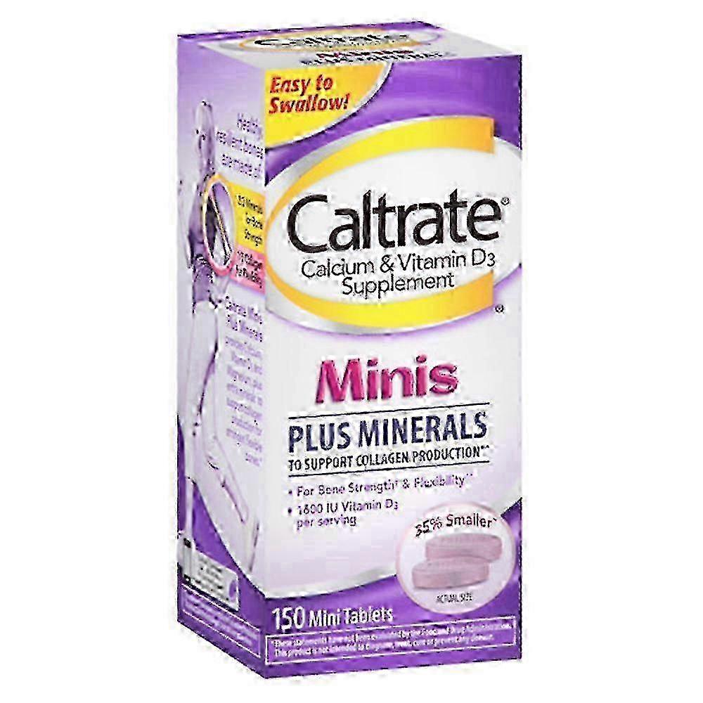 Caltrate Bone Health Advanced, Calcium Supplement, Minis, Tablets, 150 Ea