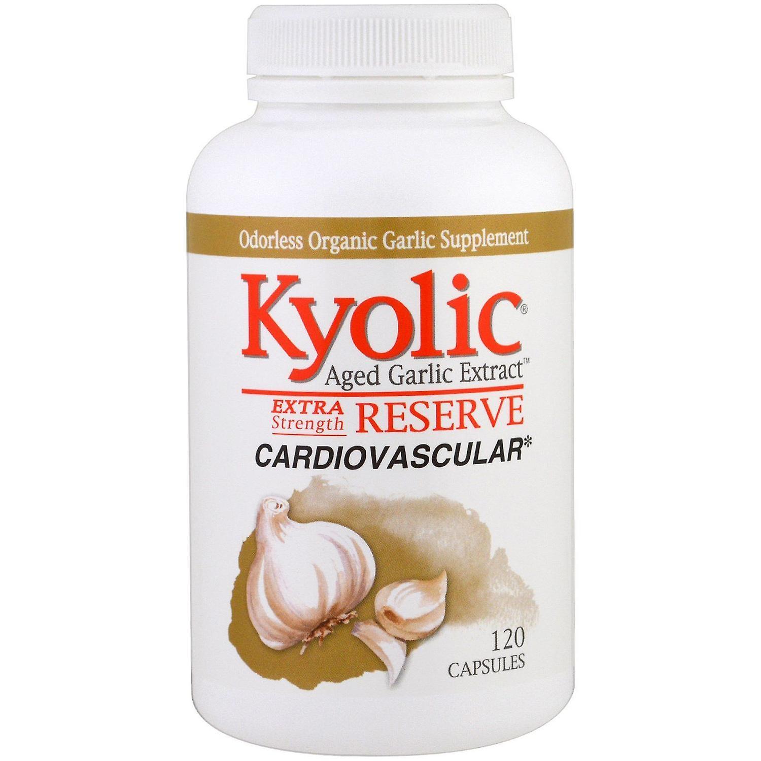 Kyolic, Aged Garlic Extract, Extra Strength Reserve, 120 Capsules